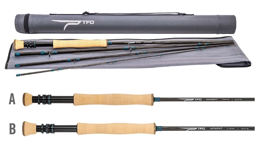 TFO Moment Fly Rod 8 Weight 9'0" 4 pc.